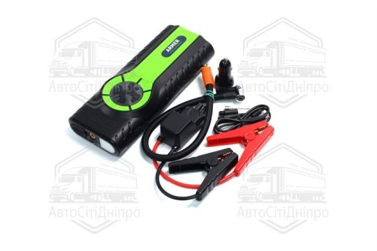 Пуско-зарядний пристрій автономний (power booster) з компресором, 10000 mAh, 500A, 12V <ARMER>