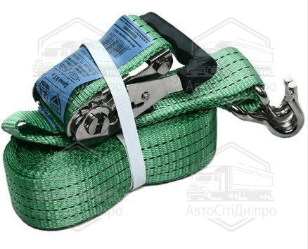 Стяжка вантажу, 2t. 50mm.x10m.(0.5+9.5) євро ручка <ARMER>