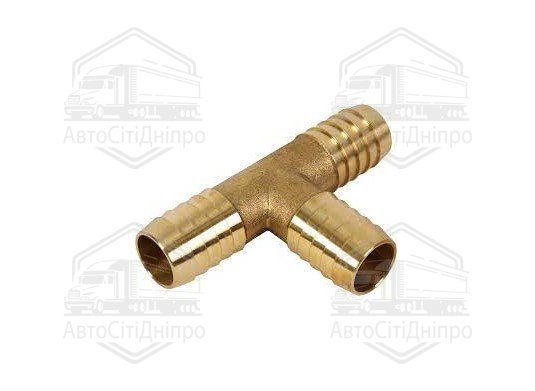 Трійник патрубків обігрівача 8/6/8 мм метал Китай