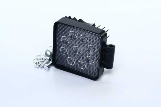 Фара LED додаткова GOLD PLUS 12/24V/27W 9діод. (квадратна) TEMPEST