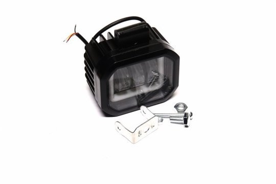 Фара LED СТМ квадратна 30W (+ LED кільце) <ДК>