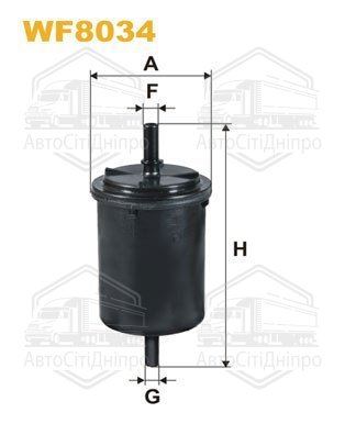 Фільтр паливний WF8034/PP831/1 (вир-во WIX-FILTERS)