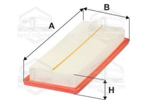 Фільтр повітряний WA9689 (вир-во WIX-FILTERS)