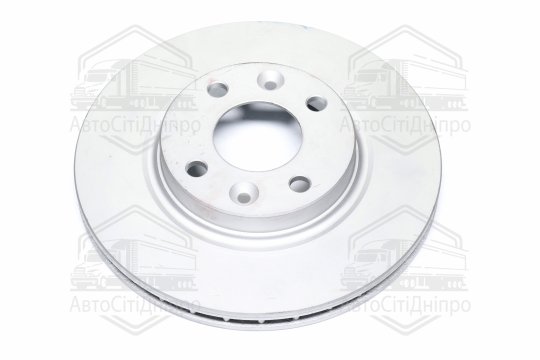 Диск гальмівний DACIA LOGAN 1.2 1.5 2012-, SANDERO 2012-, RENAULT CLIO IV 2012- передн. (вир-во ABS)