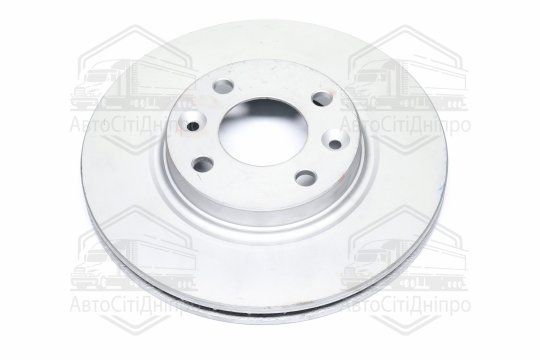 Диск гальмівний DACIA LOGAN 1.2 1.5 2012-, SANDERO 2012-, RENAULT CLIO IV 2012- передн. (вир-во ABS)