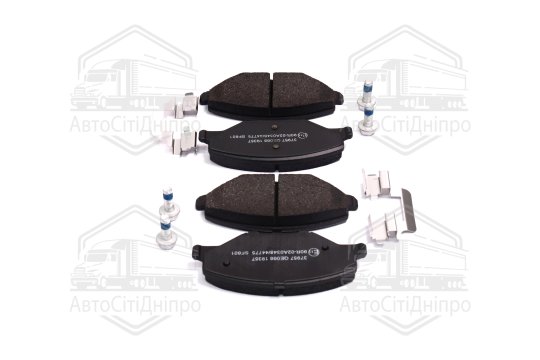 Колодка гальм. диск. SKODA FABIA 1.2-1.6 2007-2014, VW POLO 1.6 2010 - передн. (вир-во ABS)