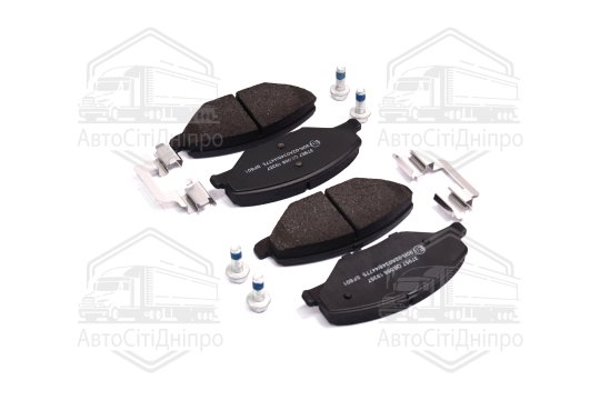 Колодка гальм. диск. SKODA FABIA 1.2-1.6 2007-2014, VW POLO 1.6 2010 - передн. (вир-во ABS)