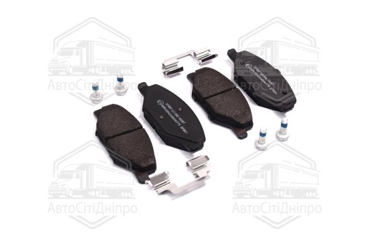 Колодка гальм. диск. SKODA FABIA 1.2-1.6 2007-2014, VW POLO 1.6 2010 - передн. (вир-во ABS)