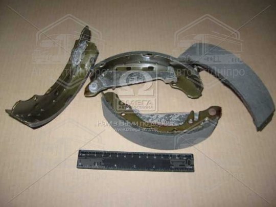 Колодка гальм. барабан. AUDI/SEAT/SKODA/VW 80/A2/AROSA/FABIA/GOLF задн. (вир-во ABS)
