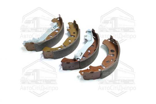 Колодка гальм. барабан. OPEL CORSA D 1.0-1.4 06-, FIAT GRANDE PUNTO 1.3-1.4 05 - задн. (вир-во ABS)