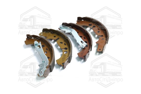 Колодка гальм. барабан. OPEL CORSA D 1.0-1.4 06-, FIAT GRANDE PUNTO 1.3-1.4 05 - задн. (вир-во ABS)
