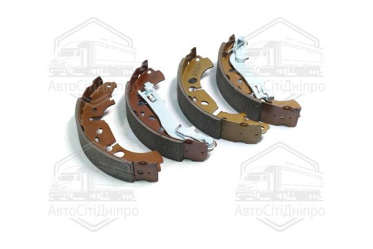 Колодка гальм. барабан. OPEL CORSA D 1.0-1.4 06-, FIAT GRANDE PUNTO 1.3-1.4 05 - задн. (вир-во ABS)