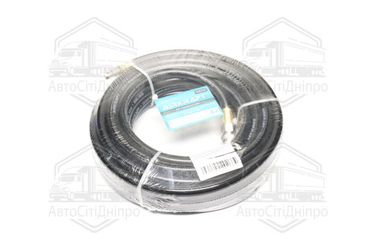 Шланг гумовий повітряний армований 20 атм 8x15мм, 10м із швидкороз'ємом (AIRKRAFT)