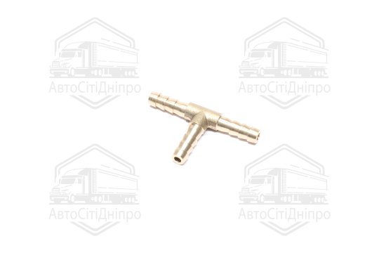 З'єднувач пневматичний d6-6-6 ялинка Т-подібний латунь (AIRKRAFT)