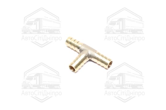 З'єднувач пневматичний d10-10-10 ялинка Т-подібний латунь (AIRKRAFT)