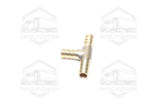 З'єднувач пневматичний d10-10-10 ялинка Т-подібний латунь (AIRKRAFT)