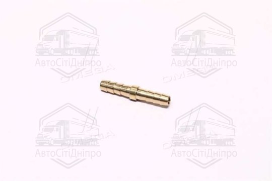 З'єднувач пневматичний d6-6 ялинка прямий двосторонній латунь (AIRKRAFT)