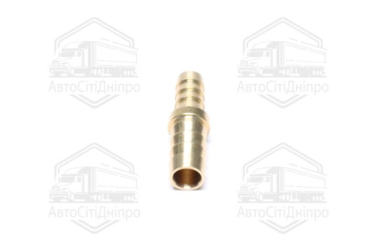 З'єднувач пневматичний d10-12 ялинка прямий двосторонній латунь (AIRKRAFT)