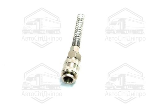 З'єднувач пневматичний d5.5 D8 з затискною гайкою-куплунг прямий мама сталь (AIRKRAFT)