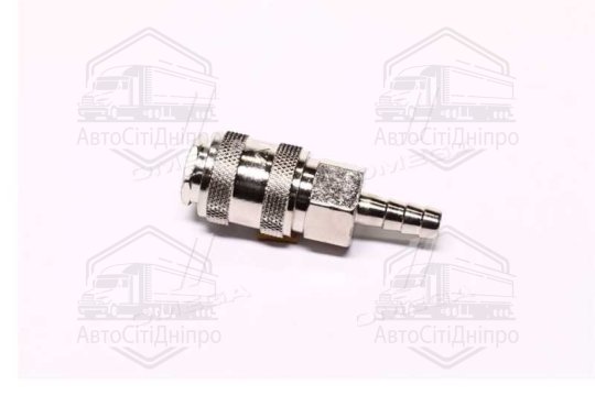 З'єднувач пневматичний d8 ялинка-куплунг прямий мама сталь (AIRKRAFT)