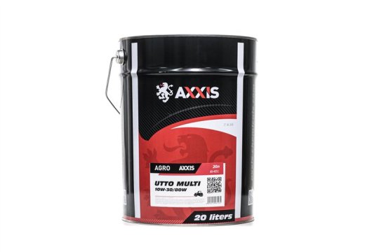 Олива гідротрансмісійна AXXIS AGRO UTTO MULTI 10W30 / 80W (Каністра 20л)