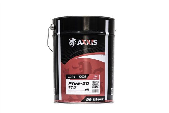 Олива моторна AXXIS AGRO Plus 50 15W-40 CI-4 (Каністра 20л)