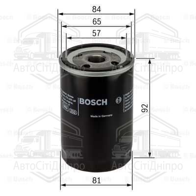 Фільтр масляний двигуна HONDA, MAZDA (вир-во Bosch)
