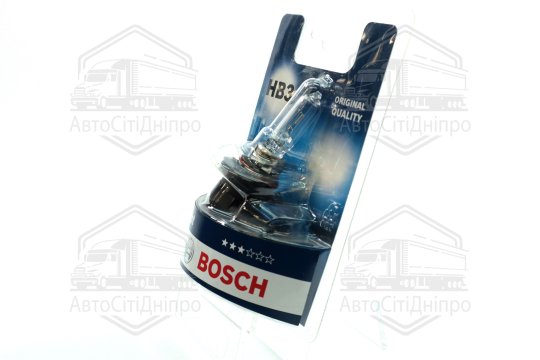Лампа розжарювання HB3 12V 60W P20d PURE LIGHT 1шт. blister (вир-во Bosch)