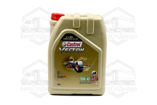 Олива моторна Castrol Vecton 10W-40 E4/E7 (Каністра 20л)
