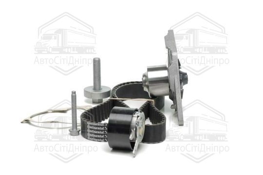 Комплект ременя ГРМ із водяним насосом (Вир-во Contitech)