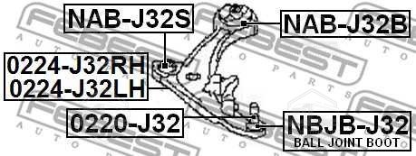 Важіль передній R Nissan Murano 07-14 (вир-во CTR)