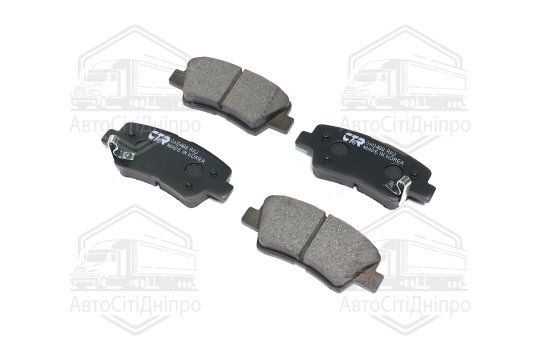 Колодки гальм Hyundai Veloster 11- KIO Rio 11- задн. OLD CKKH-45 (вир-во CTR)