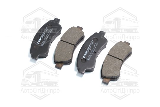 Колодки гальм CITROEN C3, C4, DS3 Peugeot 206, 207 передн. OLD CKPU-6 (вир-во CTR)