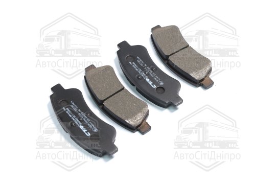 Колодки гальм CITROEN C3, C4, DS3 Peugeot 206, 207 передн. OLD CKPU-6 (вир-во CTR)