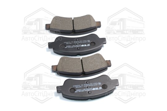 Колодки гальм CITROEN C3, C4, DS3 Peugeot 206, 207 передн. OLD CKPU-6 (вир-во CTR)