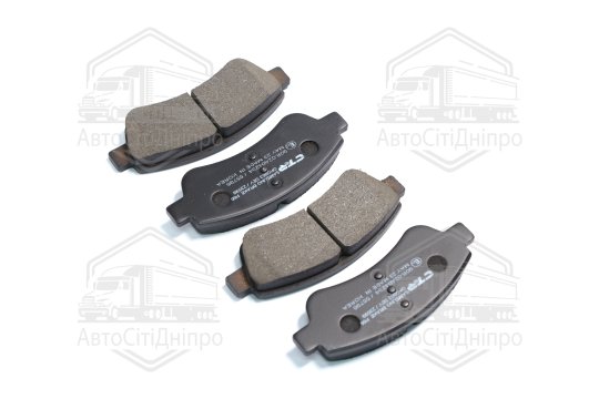 Колодки гальм CITROEN C3, C4, DS3 Peugeot 206, 207 передн. OLD CKPU-6 (вир-во CTR)