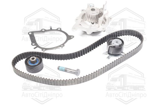 Комплект ГРМ пас+ролик+помпа