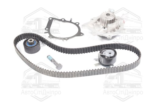 Комплект ГРМ пас+ролик+помпа