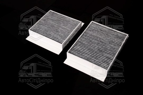 Фільтр салону вугільний PSA C3 II, C4 CACTUS, 207, 208 06- (2шт.) (вир-во DENCKERMANN)