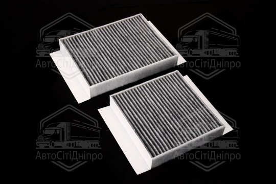 Фільтр салону вугільний PSA C3 II, C4 CACTUS, 207, 208 06- (2шт.) (вир-во DENCKERMANN)