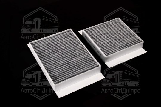 Фільтр салону вугільний PSA C3 II, C4 CACTUS, 207, 208 06- (2шт.) (вир-во DENCKERMANN)