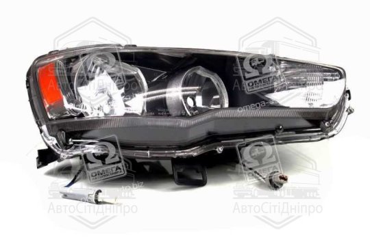 Фара пра. MITSUBISHI LANCER X  06.07- (ви-во DEPO)