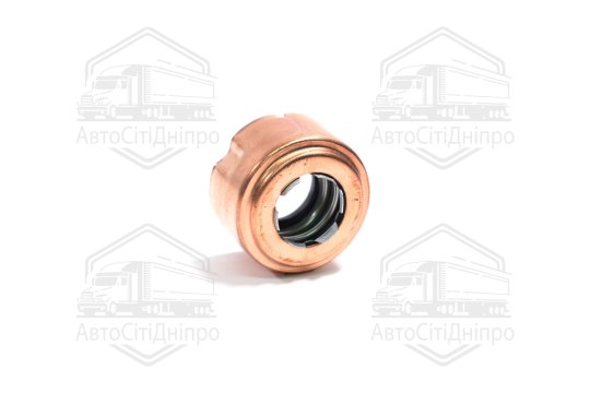 Сальник насоса водяного ВАЗ, ГАЗ, МАЗ, КАМАЗ, УАЗ (17х37х21, мідний корпус+графіт) (DETALKA)