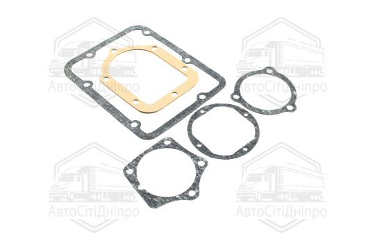 Р/к КПП ГАЗ 3307,53,66,ПАЗ (4 паронітові+1 картон, комплект прокладок) (DETALKA)