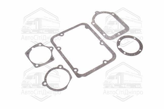 Р/к КПП ГАЗ 3307,53,66,ПАЗ (4 паронітові+1 картон, комплект прокладок) (DETALKA)