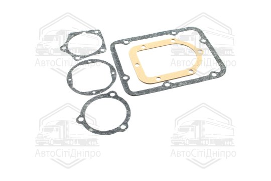 Р/к КПП ГАЗ 3307,53,66,ПАЗ (4 паронітові+1 картон, комплект прокладок) (DETALKA)