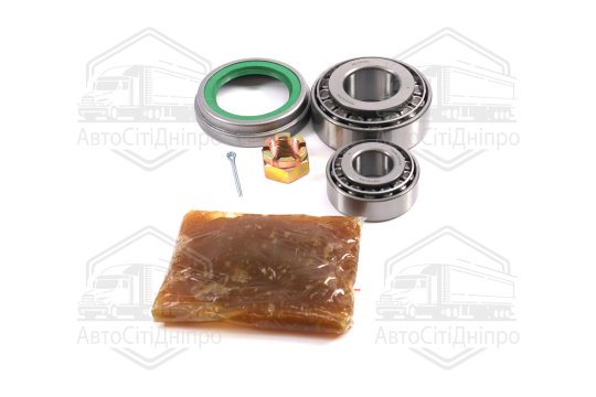 Р/к маточини ГАЗ 3307,53 колеса переднього (підшипники DETALKA, сальник,кріплення,мастило) (DETALKA)