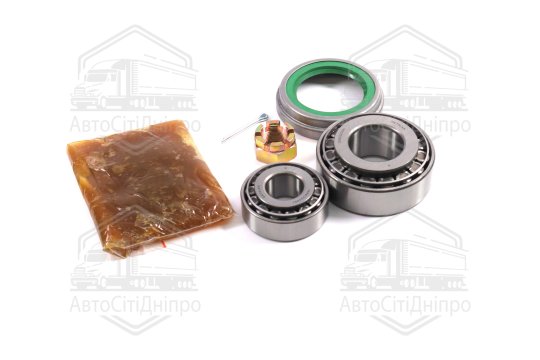 Р/к маточини ГАЗ 3307,53 колеса переднього (підшипники DETALKA, сальник,кріплення,мастило) (DETALKA)