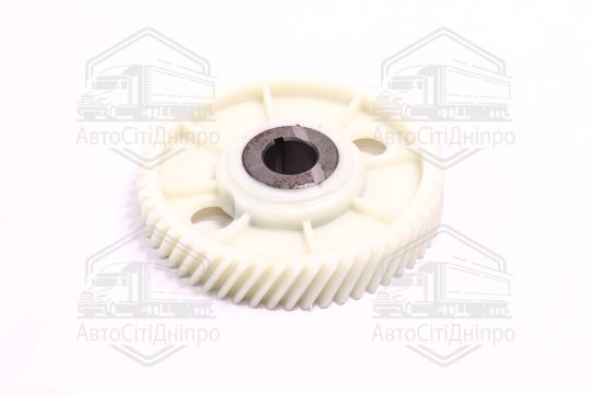 Шестерня вала розподільного ГАЗЕЛЬ,ВОЛГА (пластикова, біла) (DETALKA)