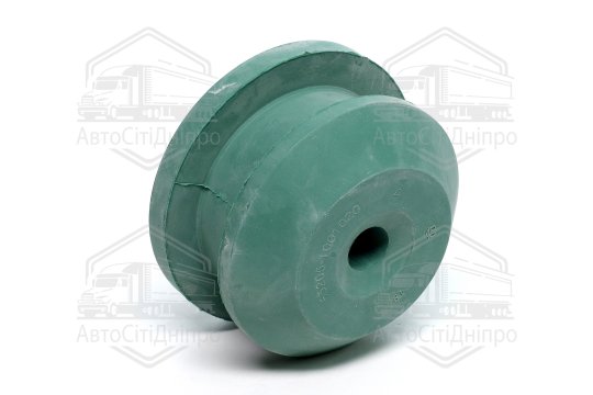 Подушка опори двигуна КАМАЗ 53205,4308,УРАЛ 4320 передньої (каучук) нового зразка (DETALKA)
